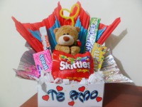 ancheta con peluche pequeña